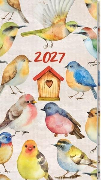Týdenní diář 2027 Baloušek Jakub Lamino kapesní Ptáčci