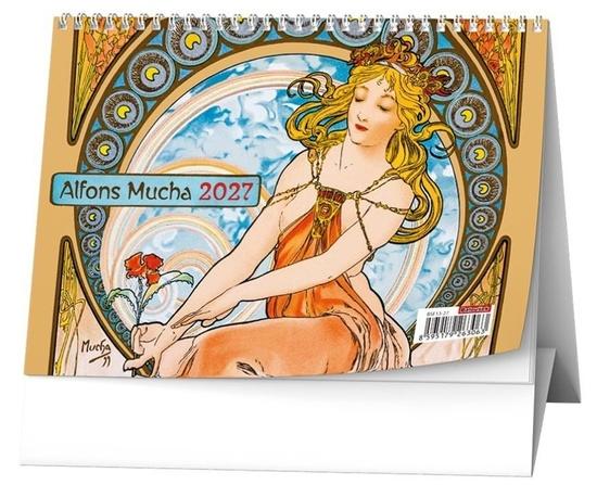 Stolní kalendář 2027 Baloušek Alfons Mucha