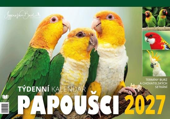 Papoušci týdenní kalendář 2027 -