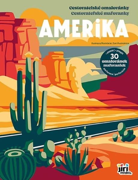 Cestovatelské omalovánky amerika