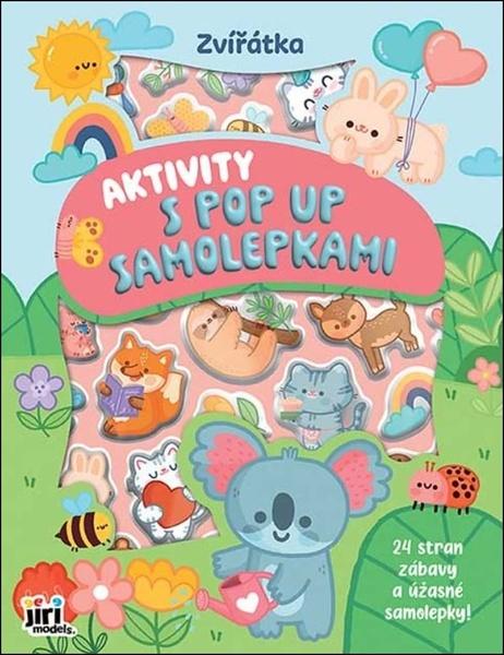 Aktivity s pop-up samolepkami roztomilá zvířátka