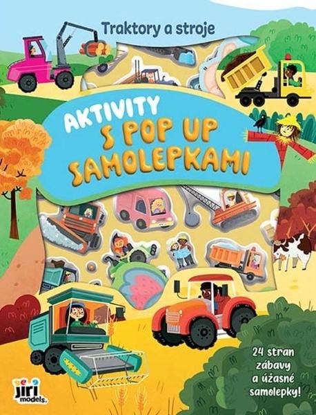 Aktivity s pop-up samolepkami: Traktory a stroje