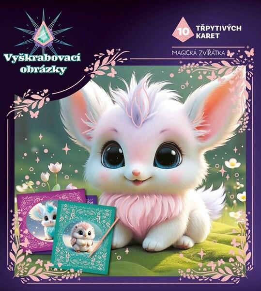 Vyškrabovací obrázky Magická zvířátka -