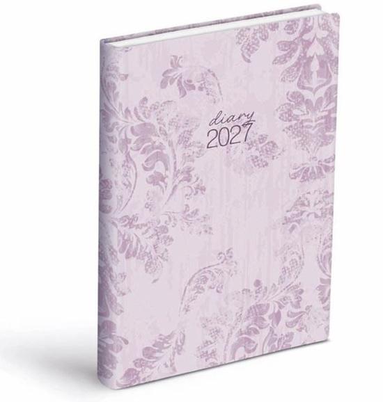 Denní diář 2027 MFP A5 D801 PU Květy ornament
